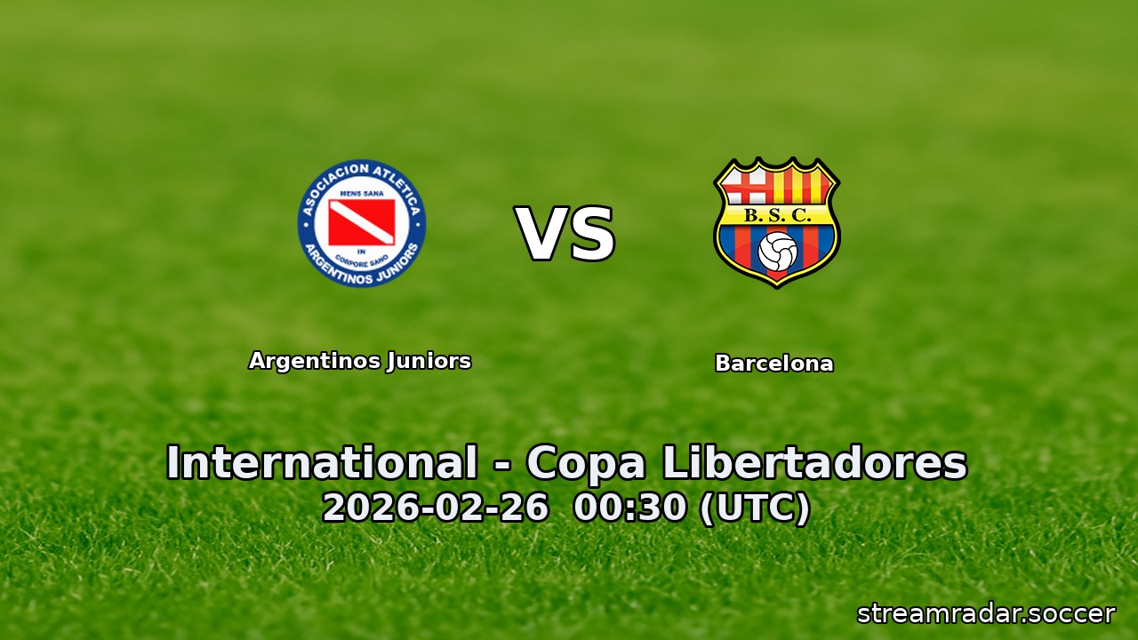 Argentinos Juniors vs Barcelona