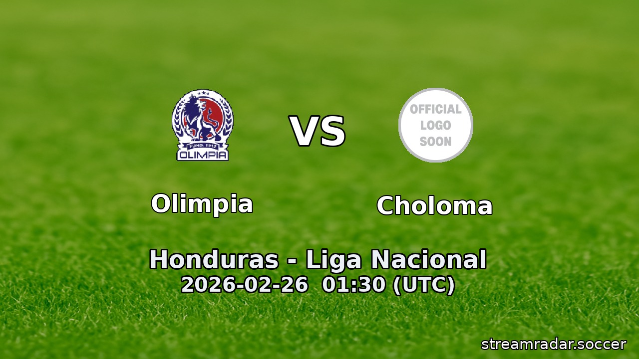 Olimpia vs Choloma