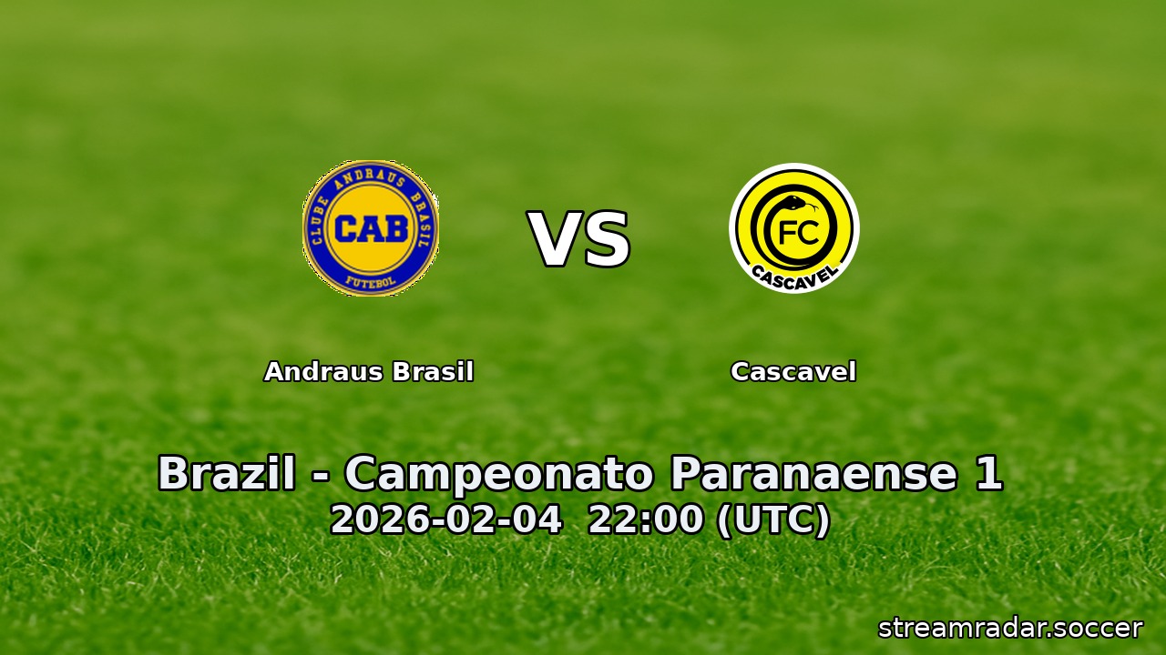 Andraus Brasil vs Cascavel