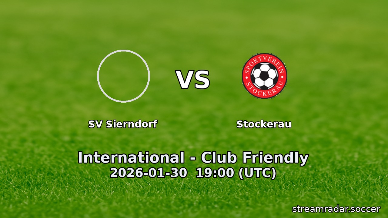 SV Sierndorf vs Stockerau
