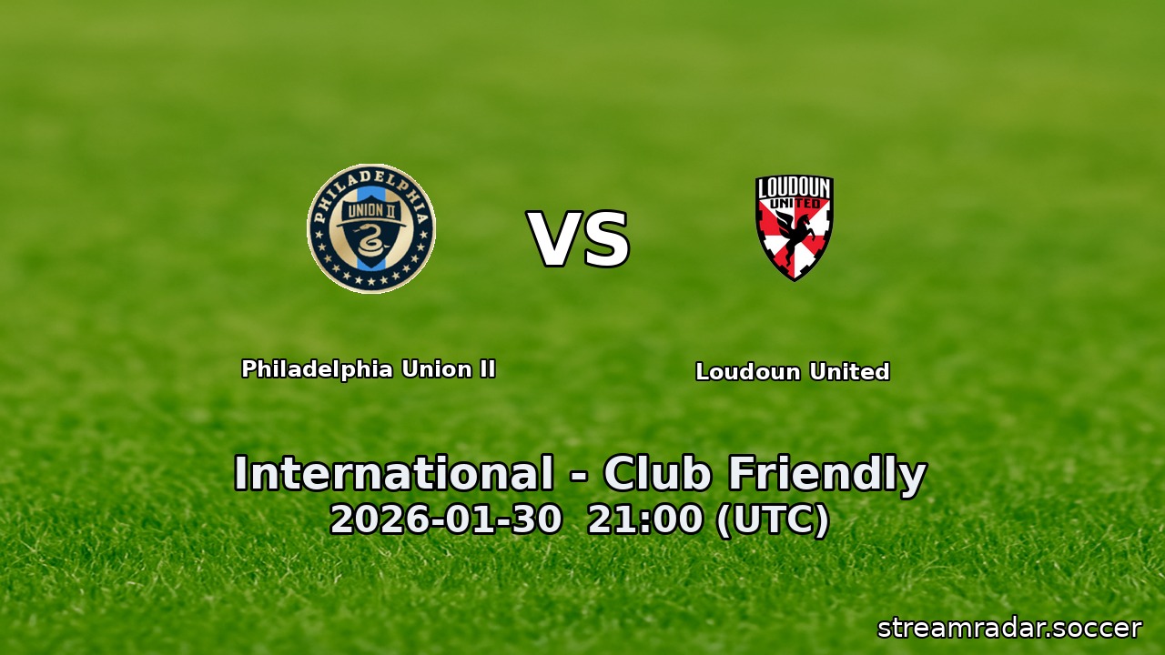 Philadelphia Union II vs Loudoun United