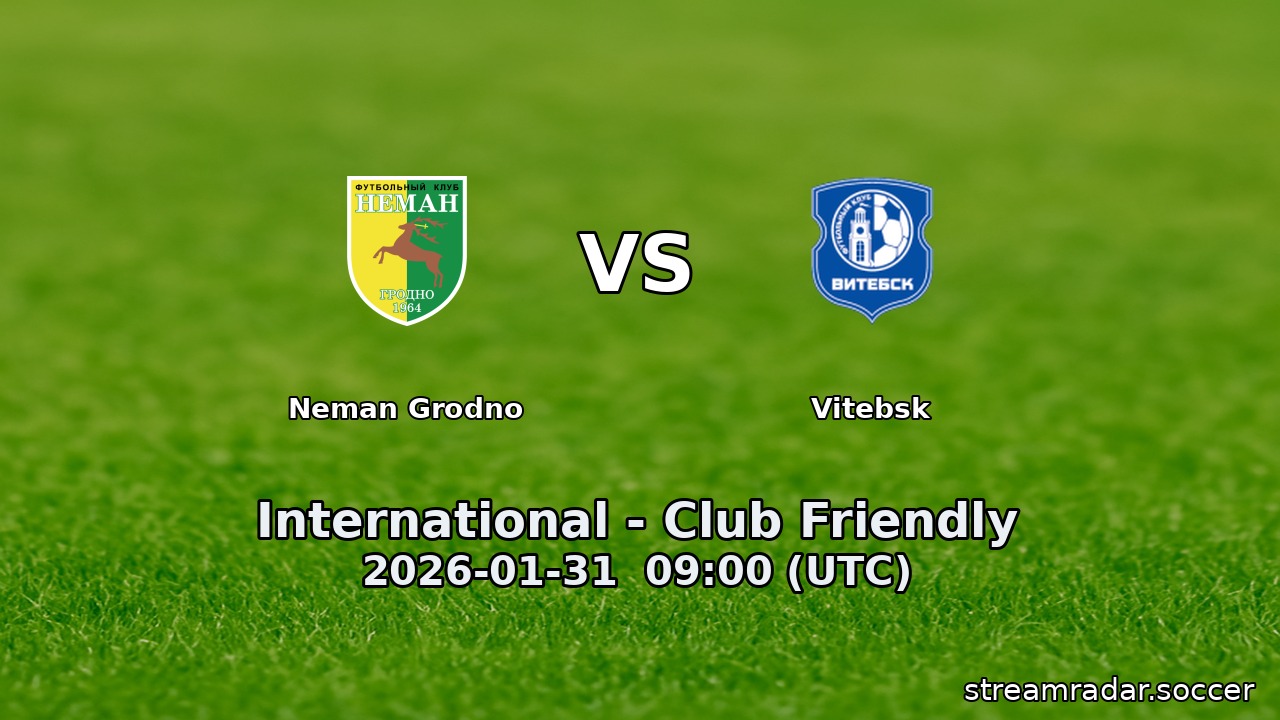 Neman Grodno vs Vitebsk