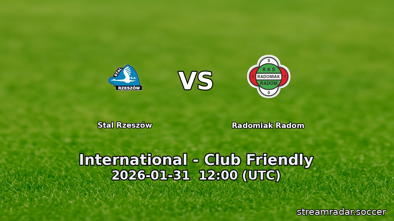 Stal Rzeszów vs Radomiak Radom