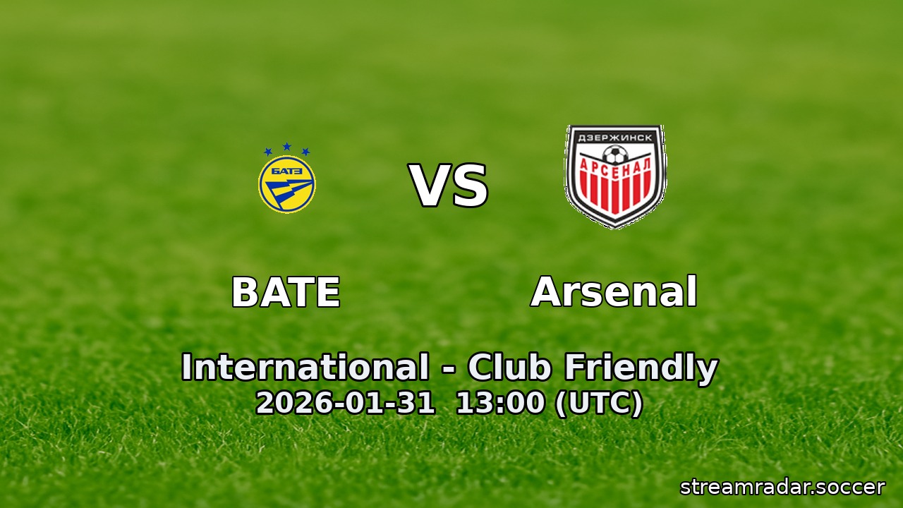 BATE vs Arsenal
