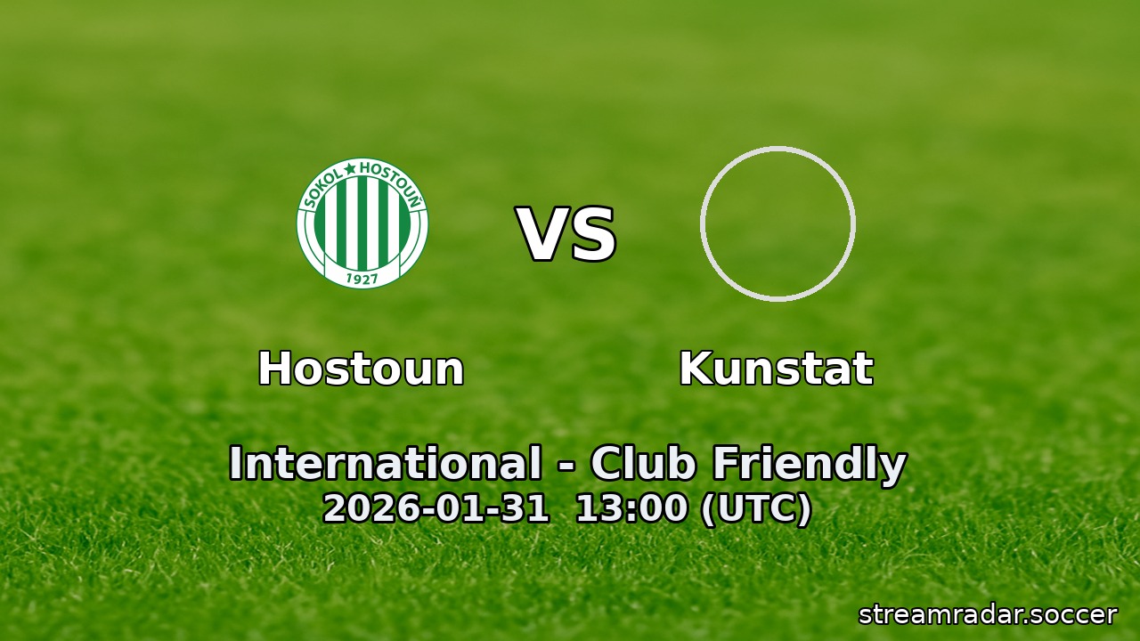 Hostoun vs Kunstat
