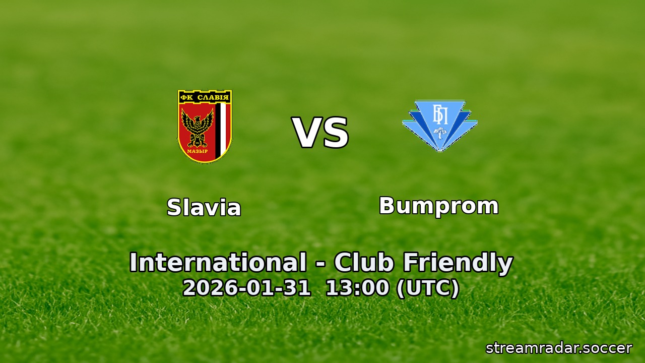 Slavia vs Bumprom