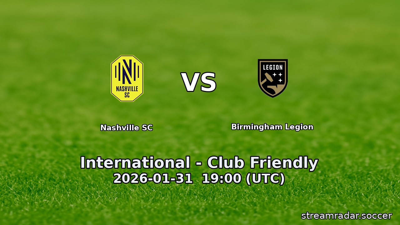 Nashville SC vs Birmingham Legion