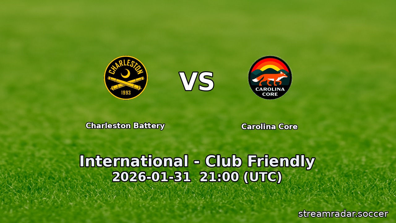 Charleston Battery vs Carolina Core