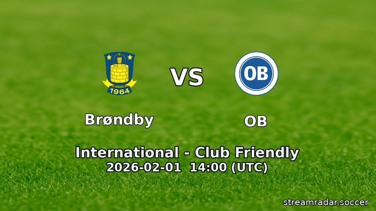 Brøndby vs OB