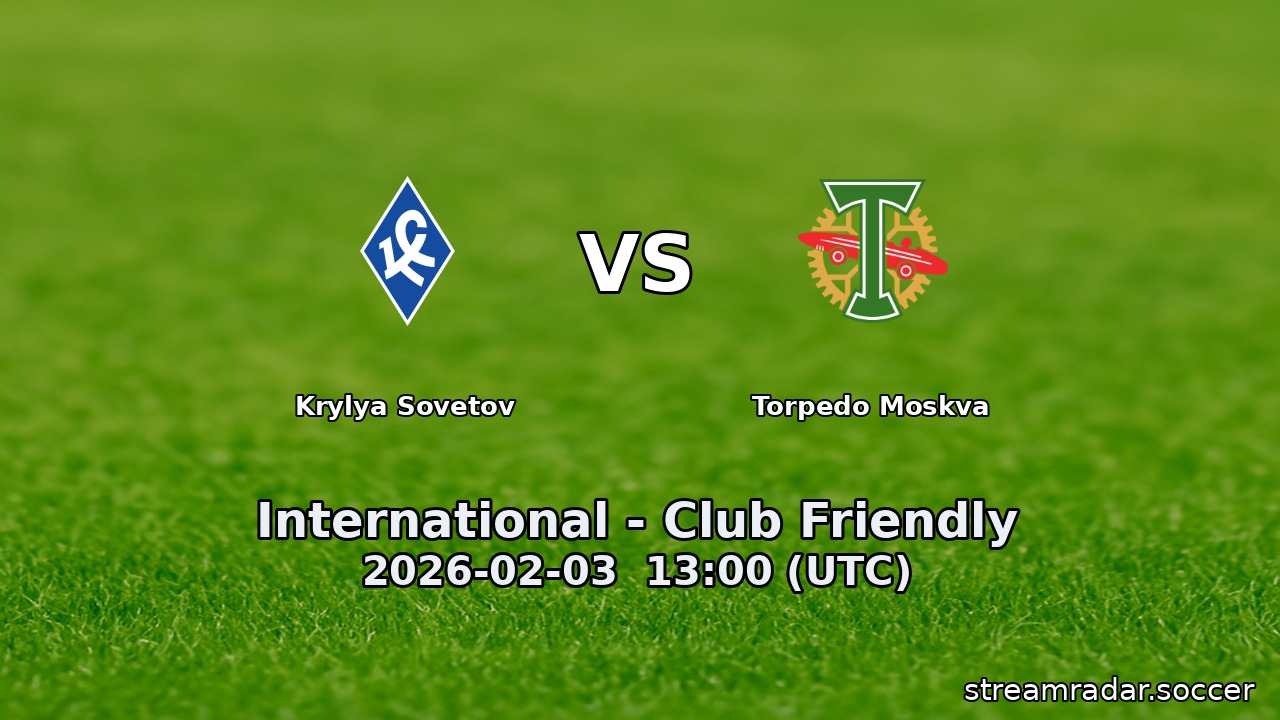 Krylya Sovetov vs Torpedo Moskva