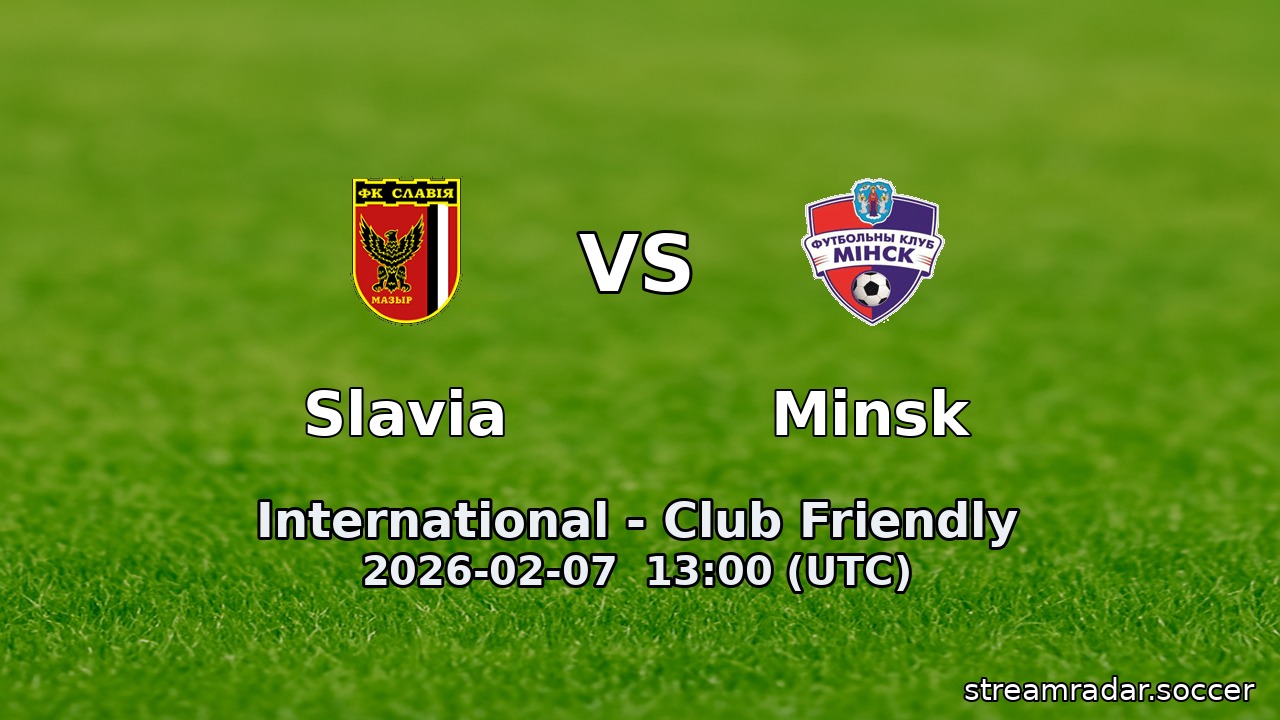 Minsk vs Slavia