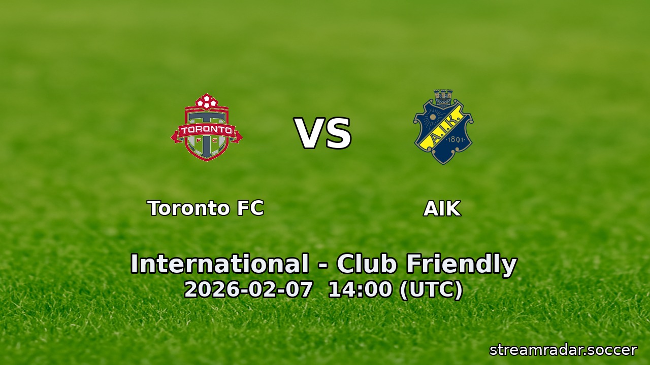 Toronto FC vs AIK