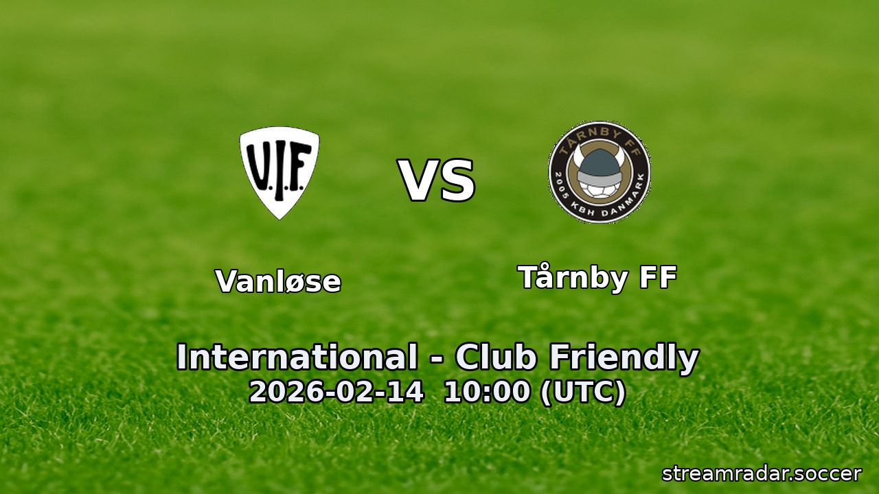 Vanløse vs Tårnby FF