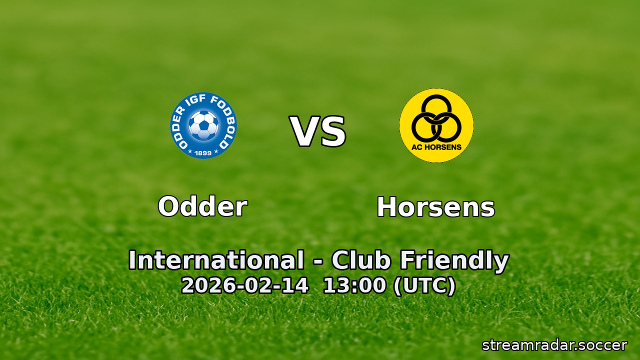 Odder vs Horsens