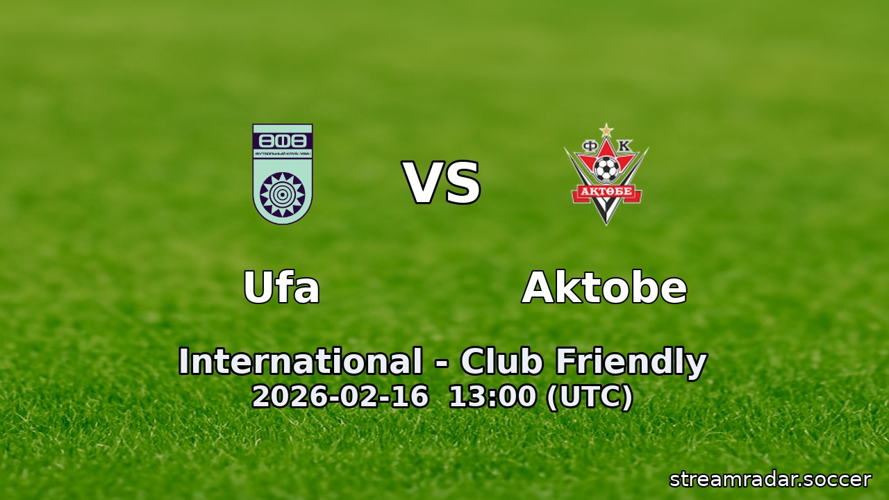Ufa vs Aktobe