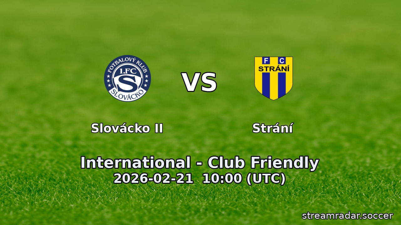 Slovácko II vs Strání