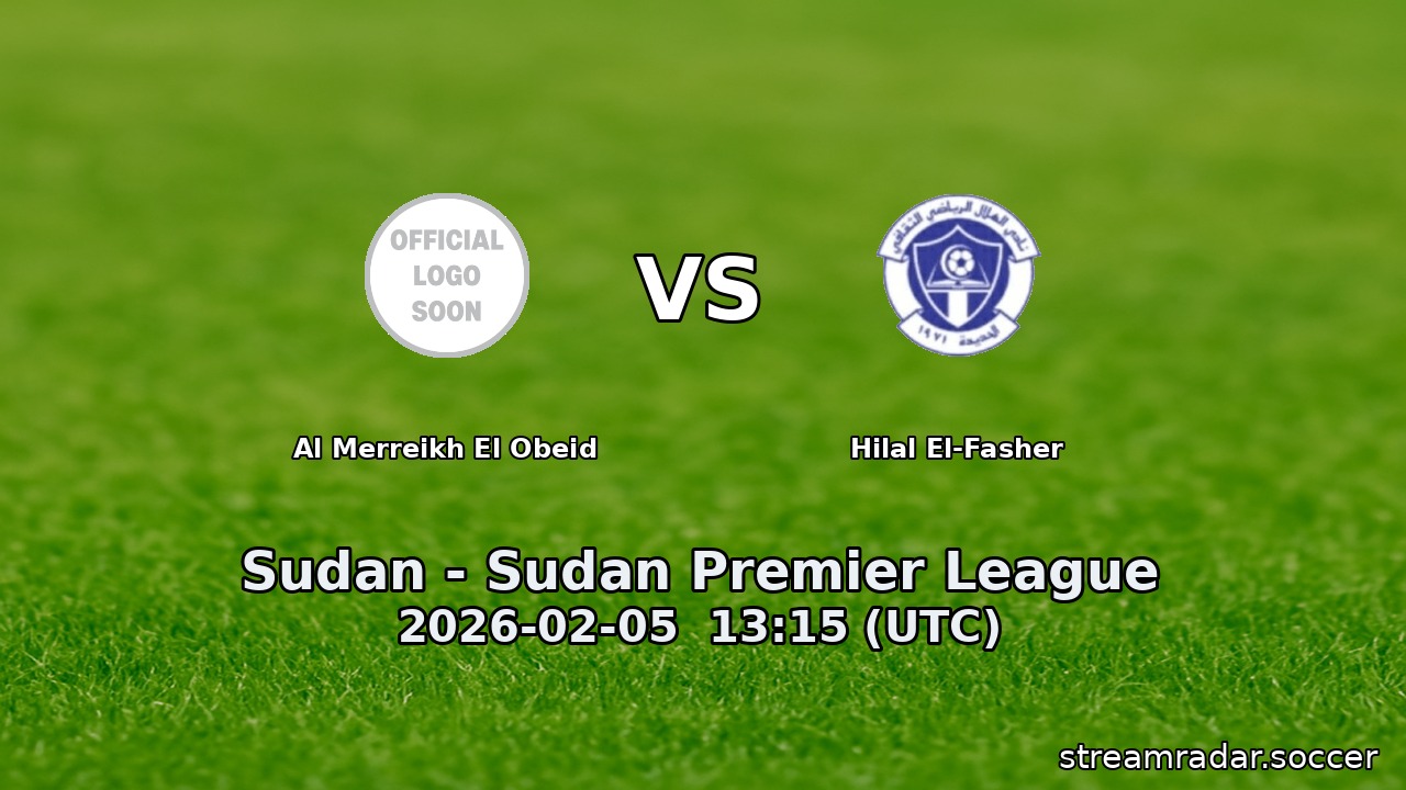 Al Merreikh El Obeid vs Hilal El-Fasher