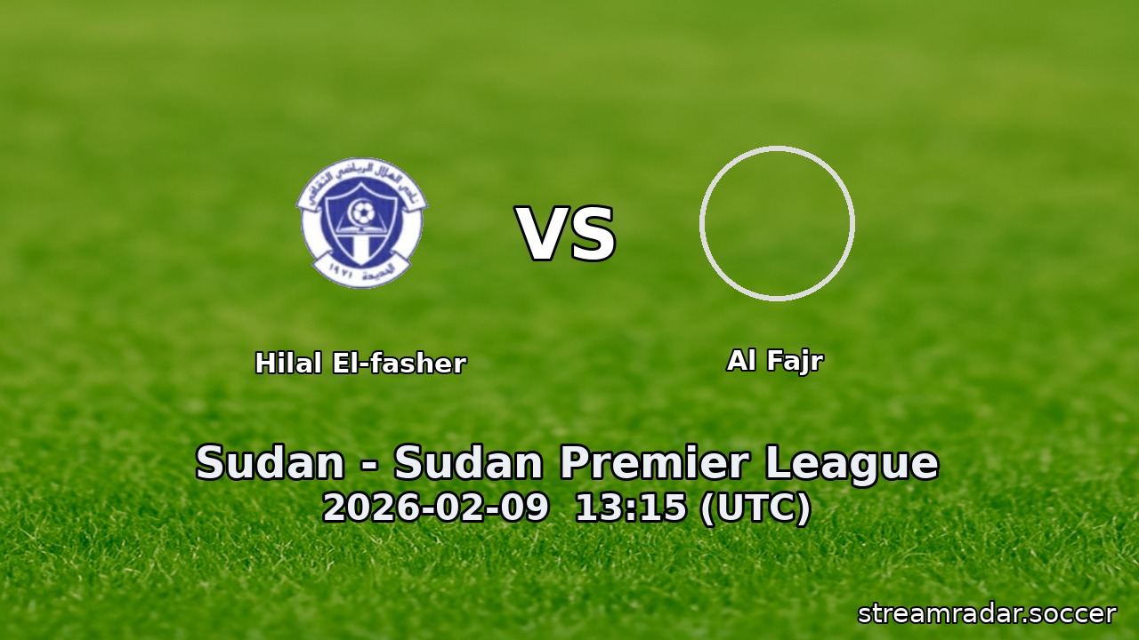 Hilal El-fasher vs Al Fajr