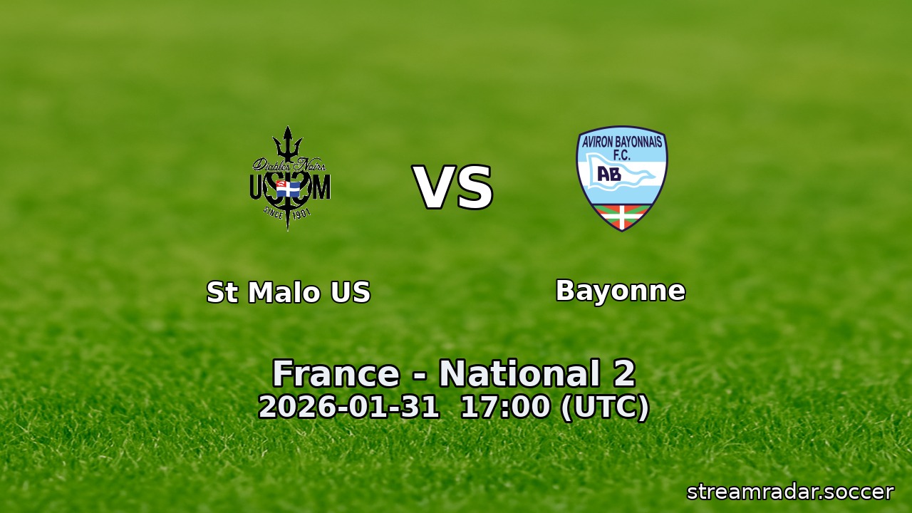 St Malo US vs Bayonne