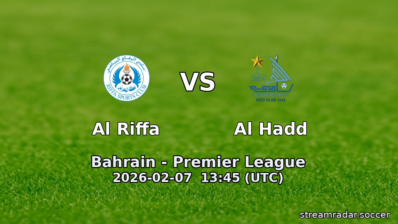 Al Riffa vs Al Hadd