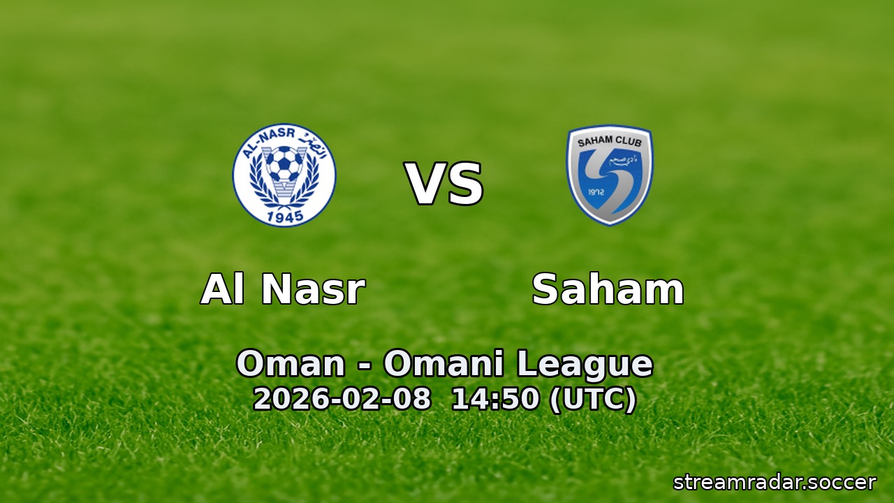 Al Nasr vs Saham