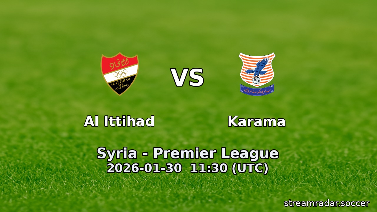 Al Ittihad vs Karama