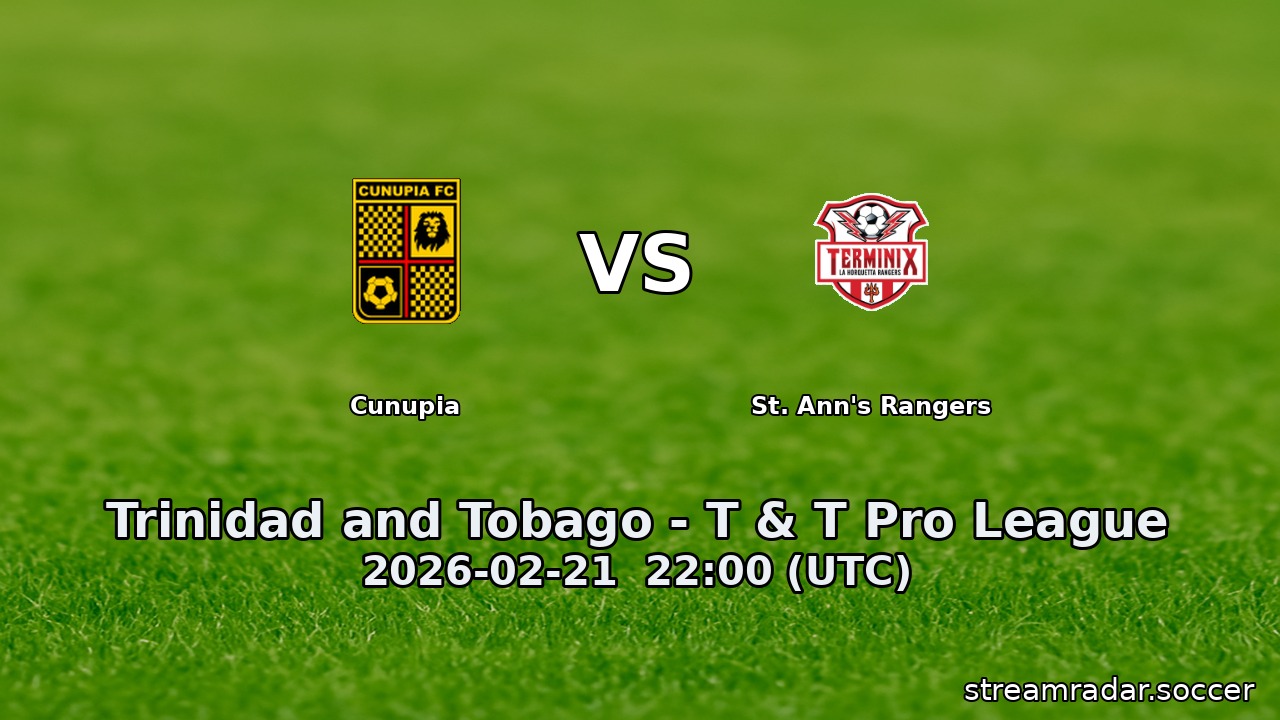 Cunupia vs St. Ann's Rangers