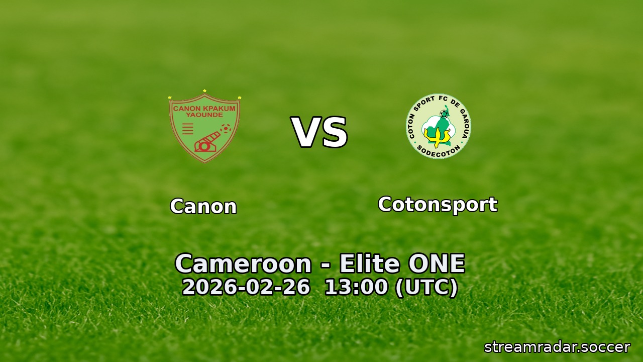 Canon vs Cotonsport