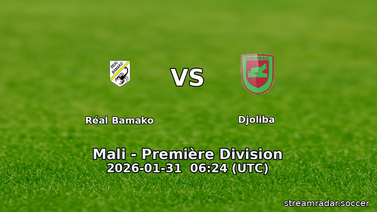 Réal Bamako vs Djoliba