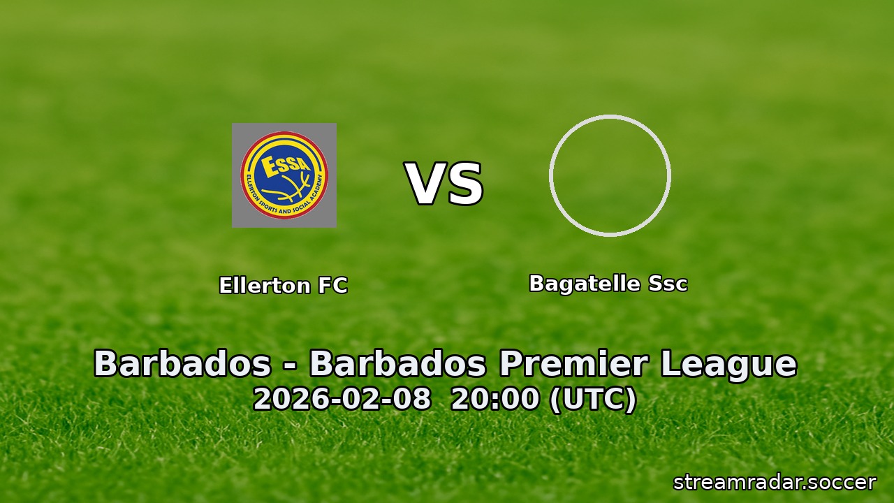 Ellerton FC vs Bagatelle Ssc