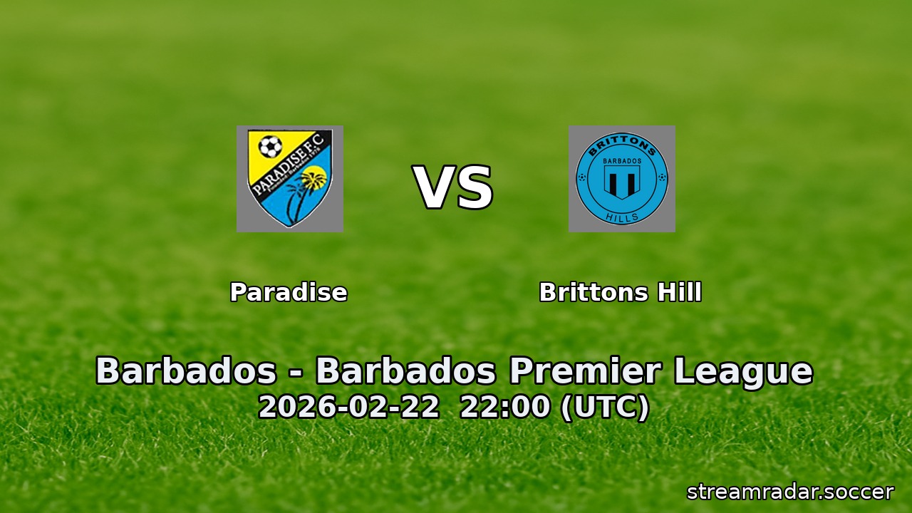 Paradise vs Brittons Hill