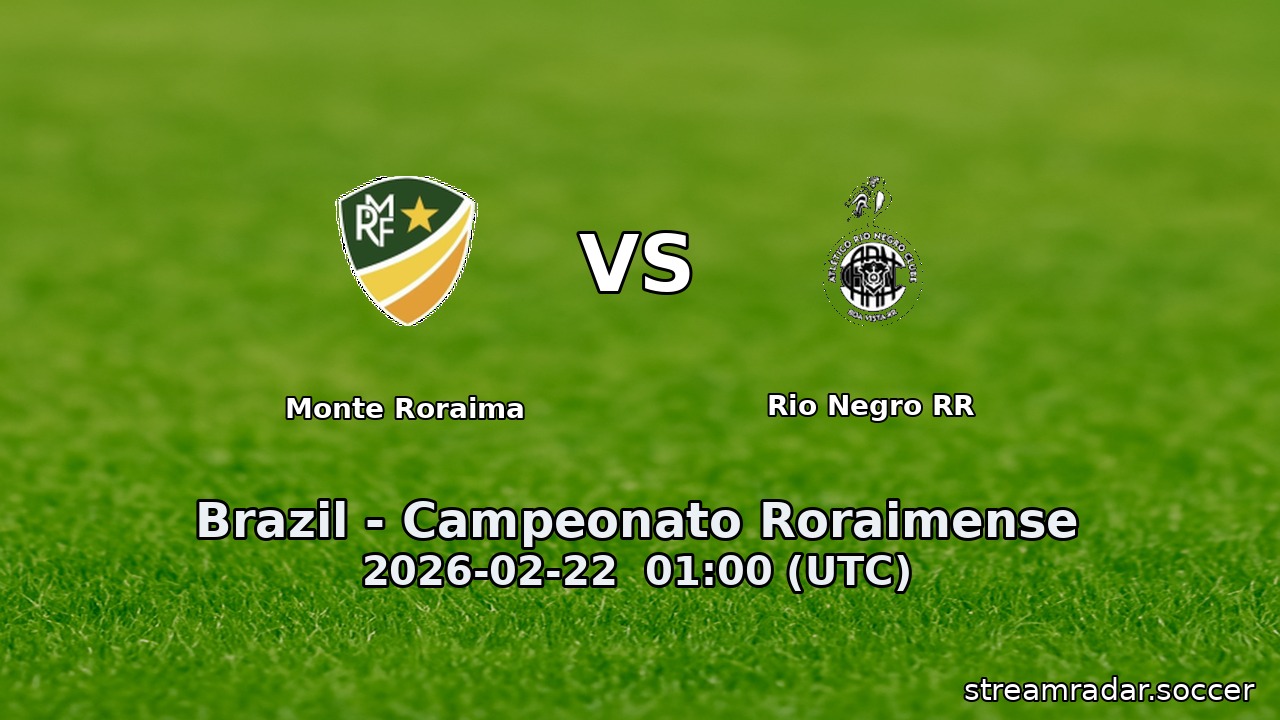 Monte Roraima vs Rio Negro RR