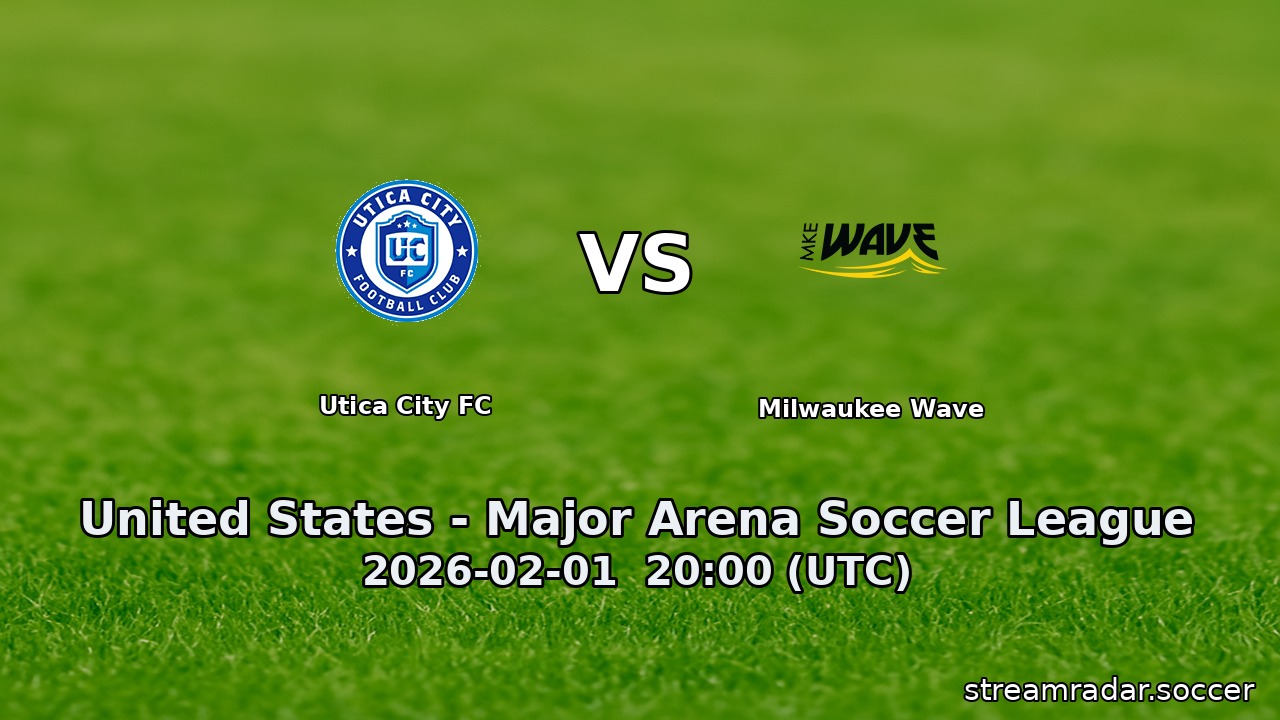 Utica City FC vs Milwaukee Wave