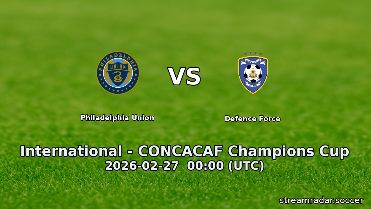 Philadelphia Union vs Defence Force