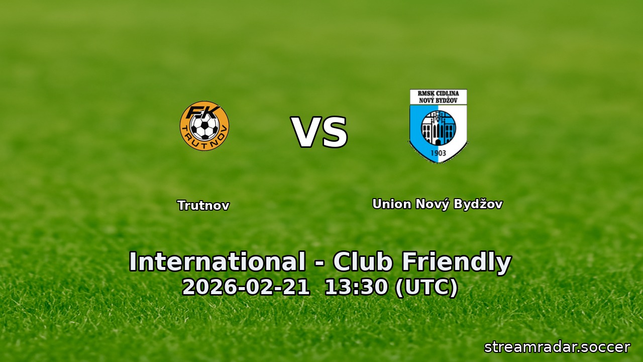 Trutnov vs Union Nový Bydžov
