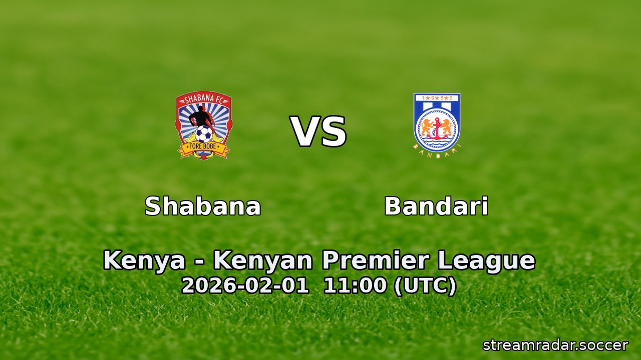 Shabana vs Bandari