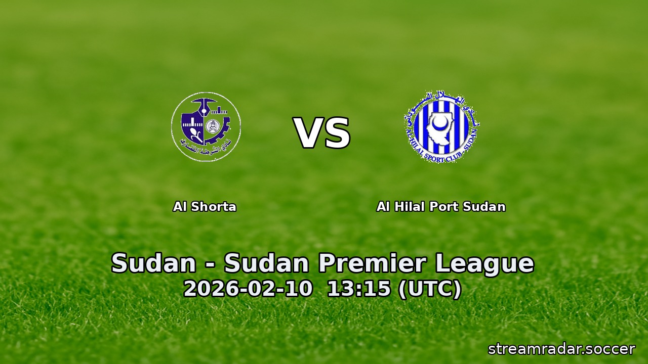 Al Shorta vs Al Hilal Port Sudan