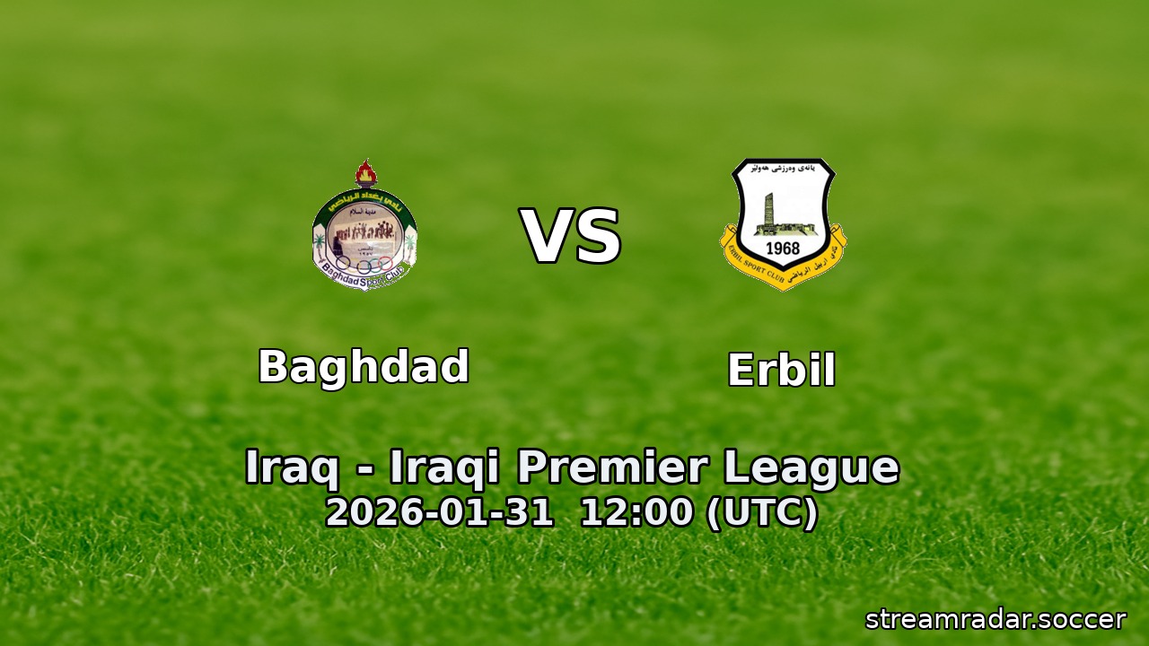 Baghdad vs Erbil