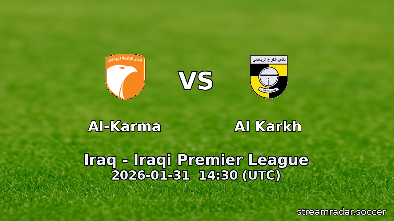 Al-Karma vs Al Karkh