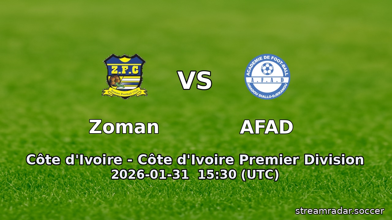 Zoman vs AFAD