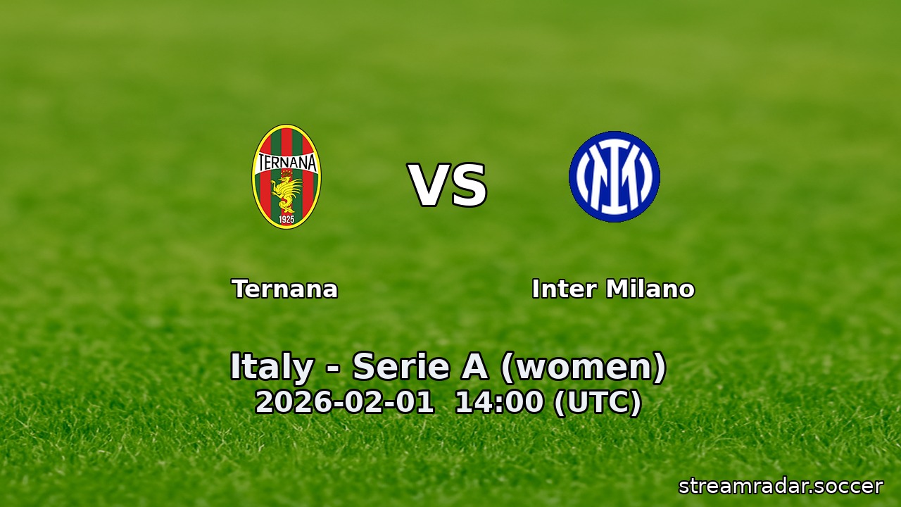 Ternana vs Inter Milano