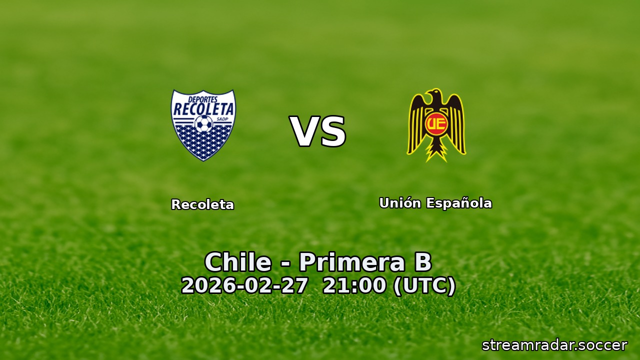 Recoleta vs Unión Española