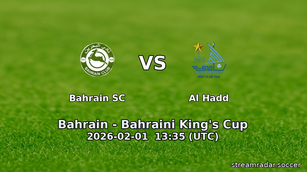 Bahrain SC vs Al Hadd