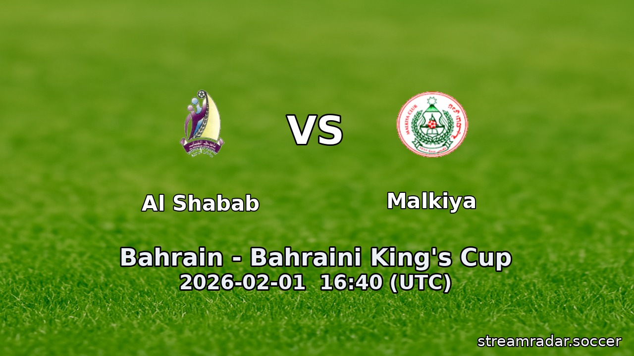 Al Shabab vs Malkiya
