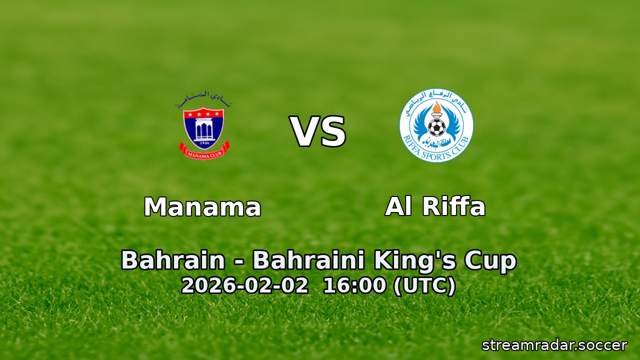 Manama vs Al Riffa