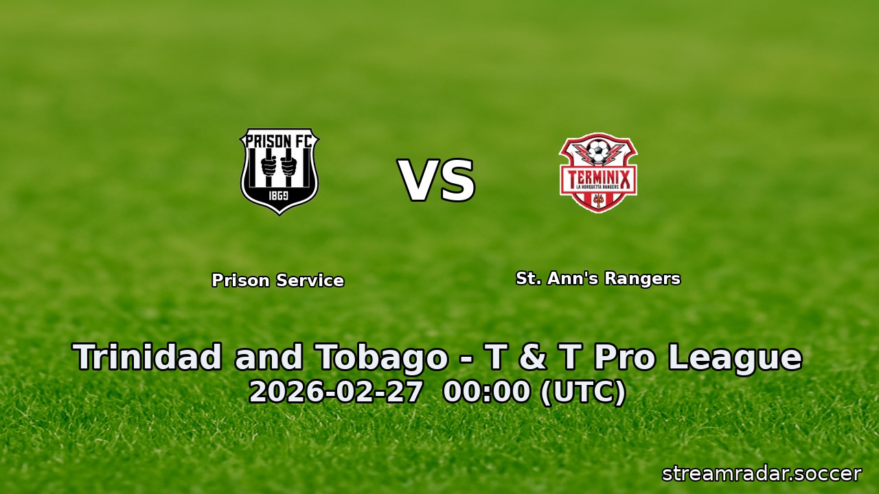 Prison Service vs St. Ann's Rangers