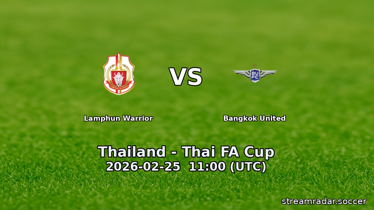 Lamphun Warrior vs Bangkok United