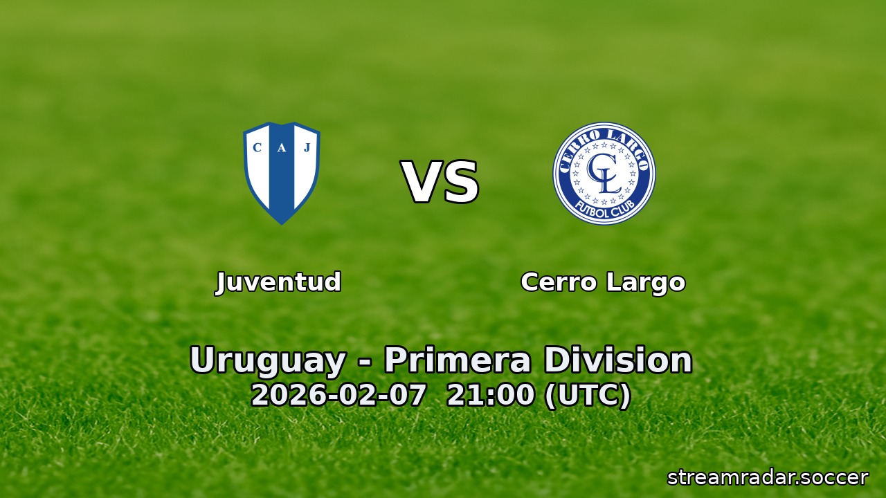 Juventud vs Cerro Largo