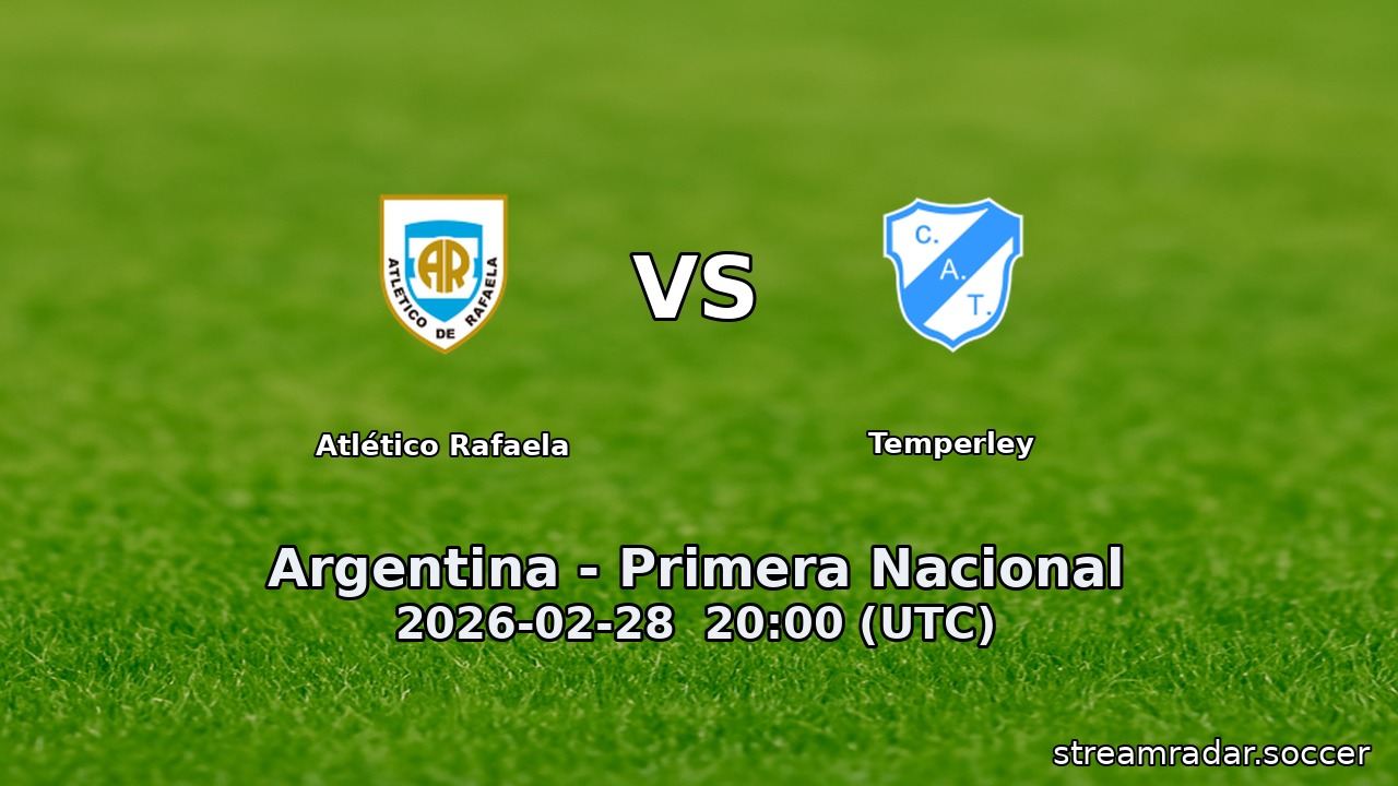 Atlético Rafaela vs Temperley