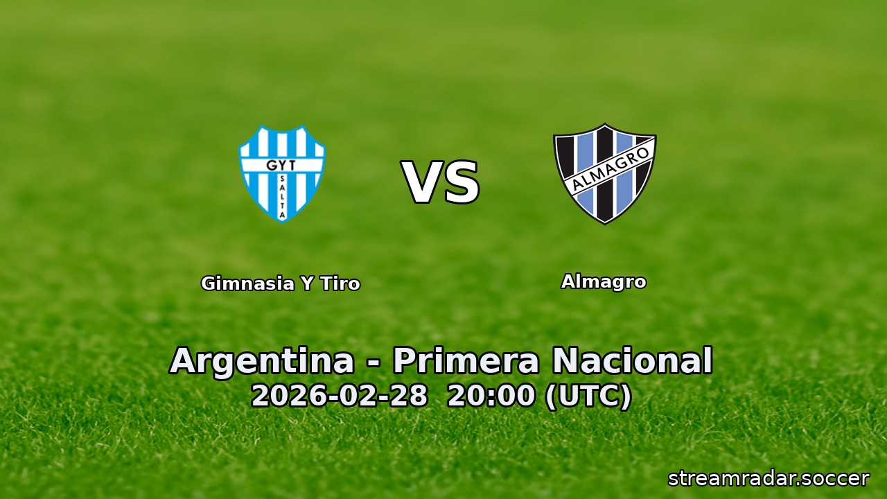 Gimnasia Y Tiro vs Almagro